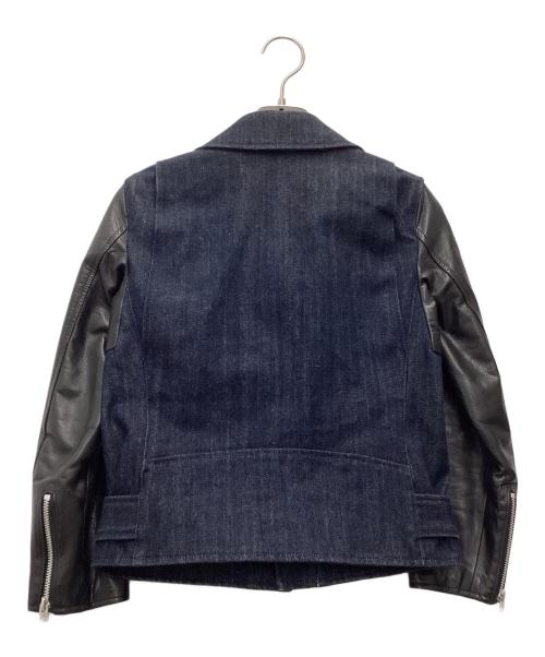 beautiful people（ビューティフルピープル）beautiful people (ビューティフルピープル) UNITED ARROWS (ユナイテッドアローズ) ダブルライダースジャケット ブラック サイズ:SIZE 140の古着・服飾アイテム