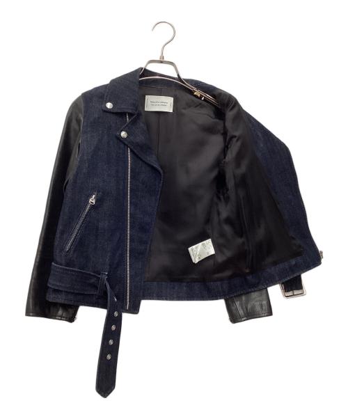 beautiful people（ビューティフルピープル）beautiful people (ビューティフルピープル) UNITED ARROWS (ユナイテッドアローズ) ダブルライダースジャケット ブラック サイズ:SIZE 140の古着・服飾アイテム