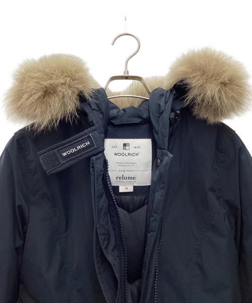 WOOLRICH（ウールリッチ）WOOLRICH (ウールリッチ) JOURNAL STANDARD relume (ジャーナルスタンダード レリューム) ダウンコート ネイビー サイズ:SIZE XSの古着・服飾アイテム