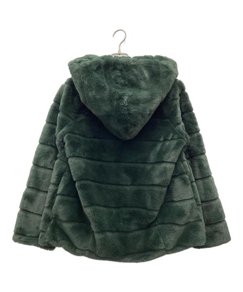 APPARIS（アパリス）apparis (アパリス) エコファーフーデッドコート グリーン サイズ:SIZE Sの古着・服飾アイテム