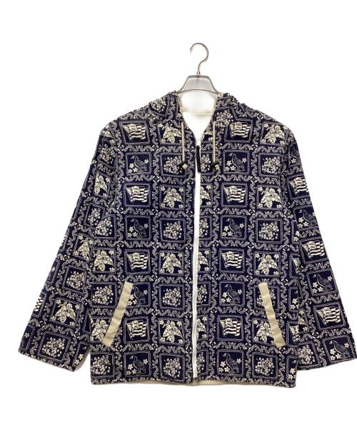 reyn spooner（レイン スプナー）reyn spooner (レイン スプナー) リバーシブルジャケット 90s ネイビー×ベージュ サイズ:SIZE Lの古着・服飾アイテム