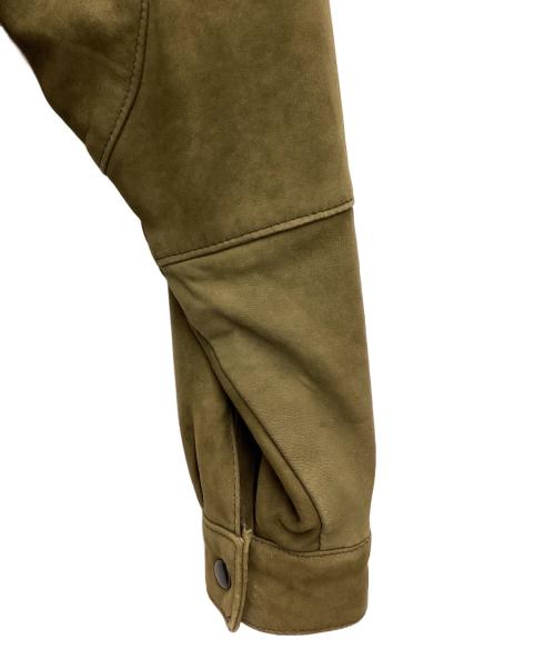 VENETTI（-）VENETTI (-) レザーコート オリーブ サイズ:SIZE Lの古着・服飾アイテム