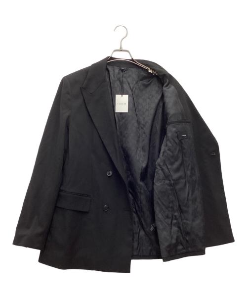 COACH（コーチ）COACH (コーチ) ダブル ブレステッド ブレザー ダブルジャケット ブラック サイズ:SIZE Lの古着・服飾アイテム
