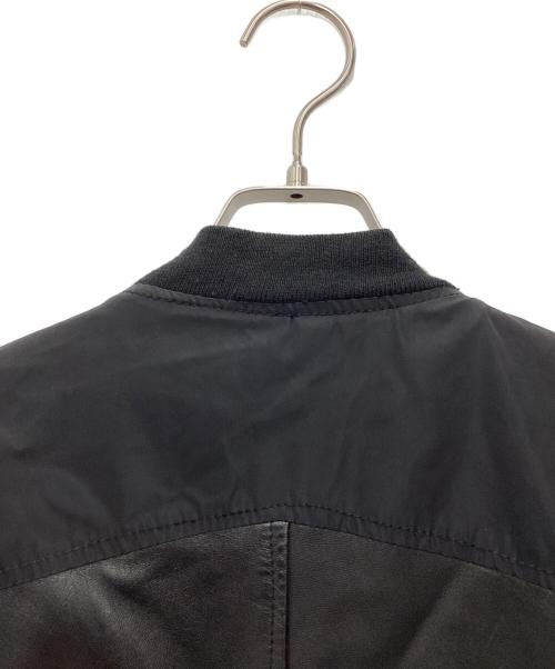 MUSHER（マーシャー）MUSHER (マーシャー) レザー切替ジャケット ブラック サイズ:SIZE 1の古着・服飾アイテム