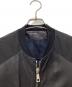 中古・古着 MUSHER (マーシャー) レザー切替ジャケット ブラック サイズ:SIZE 1：9000円