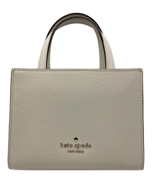 Kate Spade（ケイトスペード）Kate Spade (ケイトスペード) 2WAYビジューショルダーバッグ トンプソンストリート アイボリーの古着・服飾アイテム