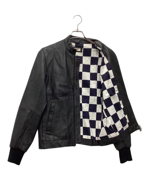 RHC Ron Herman（アールエイチシー ロンハーマン）RHC Ron Herman (アールエイチシー ロンハーマン) シングルライダースジャケット ブラック サイズ:SIZE Sの古着・服飾アイテム