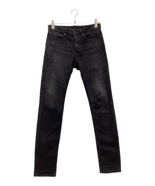 MINEDENIM（マインデニム）MINEDENIM (マインデニム) デニムパンツ S.SLIM STR 5POCKET ブラック サイズ:SIZE 6の古着・服飾アイテム