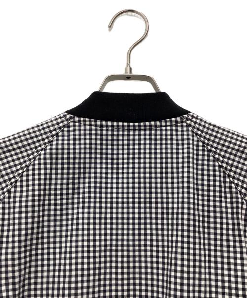 BLACK COMME des GARCONS（ブラックコムデギャルソン）BLACK COMME des GARCONS (ブラックコムデギャルソン) ブルゾン ホワイト×ブラック サイズ:SIZE Lの古着・服飾アイテム