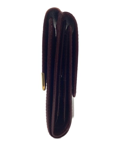 Cartier（カルティエ）Cartier (カルティエ) 3つ折り財布 レッドの古着・服飾アイテム