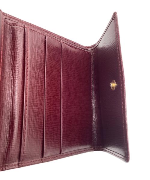 Cartier（カルティエ）Cartier (カルティエ) 3つ折り財布 レッドの古着・服飾アイテム