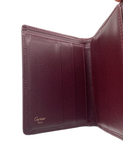 Cartier（カルティエ）Cartier (カルティエ) 3つ折り財布 レッドの古着・服飾アイテム
