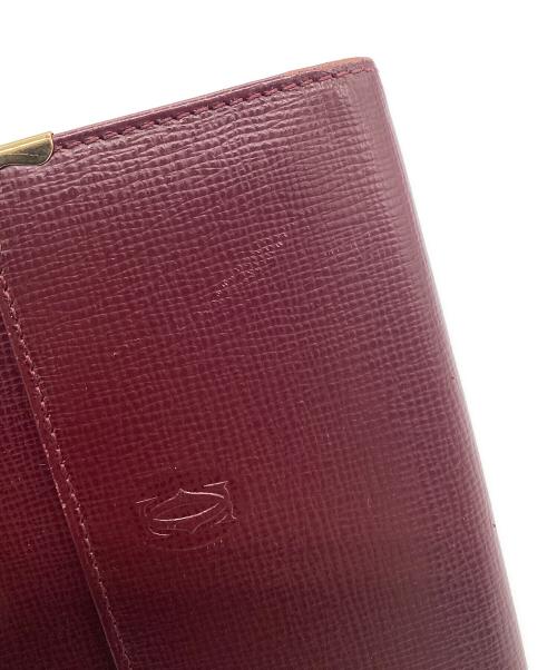 Cartier（カルティエ）Cartier (カルティエ) 3つ折り財布 レッドの古着・服飾アイテム