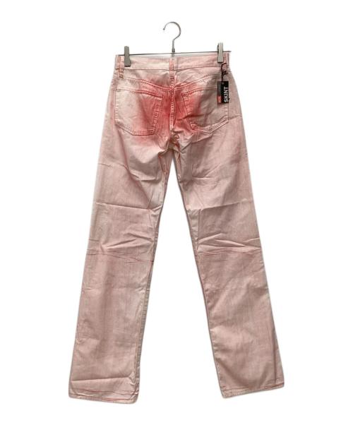 DIESEL（ディーゼル）DIESEL (ディーゼル) ストレートパンツ 未使用品 レッド サイズ:SIZE W27 未使用品の古着・服飾アイテム