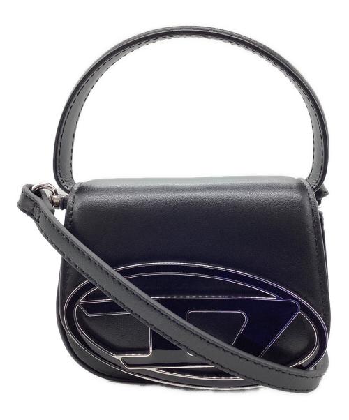 DIESEL（ディーゼル）DIESEL (ディーゼル) レザーショルダーバッグ 1DR XS ブラックの古着・服飾アイテム