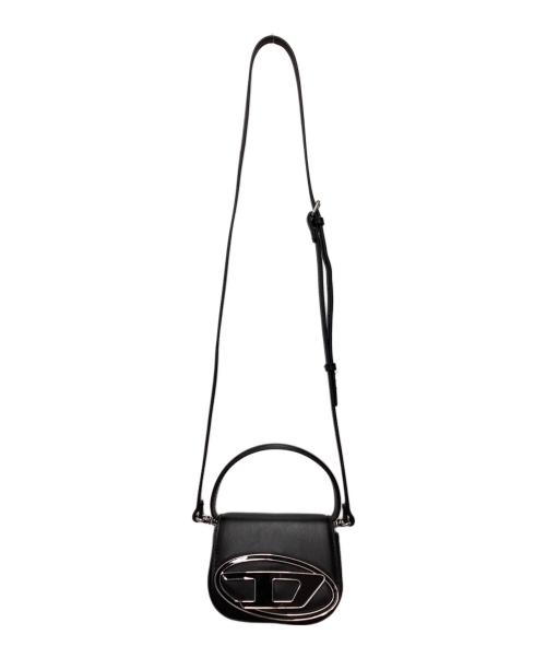 DIESEL（ディーゼル）DIESEL (ディーゼル) レザーショルダーバッグ 1DR XS ブラックの古着・服飾アイテム