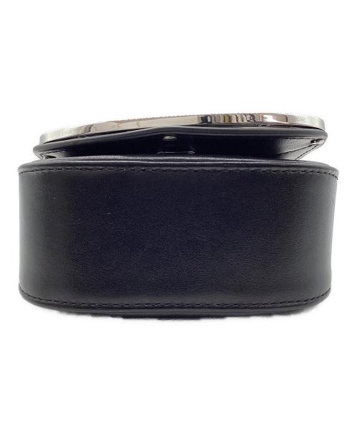 DIESEL（ディーゼル）DIESEL (ディーゼル) レザーショルダーバッグ 1DR XS ブラックの古着・服飾アイテム