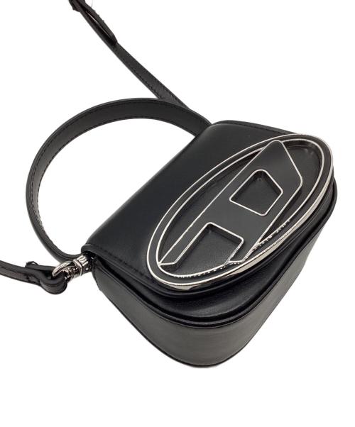 DIESEL（ディーゼル）DIESEL (ディーゼル) レザーショルダーバッグ 1DR XS ブラックの古着・服飾アイテム