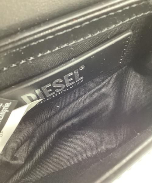 DIESEL（ディーゼル）DIESEL (ディーゼル) レザーショルダーバッグ 1DR XS ブラックの古着・服飾アイテム