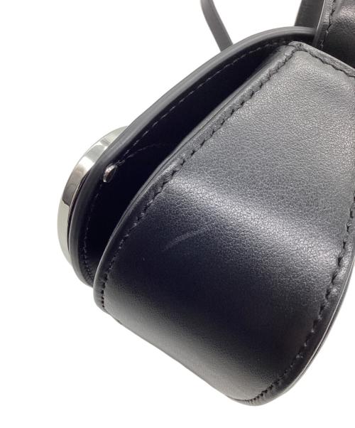 DIESEL（ディーゼル）DIESEL (ディーゼル) レザーショルダーバッグ 1DR XS ブラックの古着・服飾アイテム