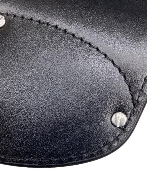 DIESEL（ディーゼル）DIESEL (ディーゼル) レザーショルダーバッグ 1DR XS ブラックの古着・服飾アイテム