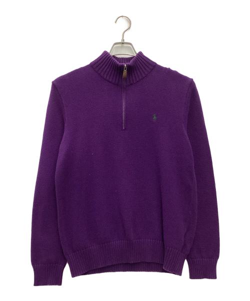 POLO RALPH LAUREN（ポロ・ラルフローレン）POLO RALPH LAUREN (ポロ・ラルフローレン) 厚手ニット 90s パープル サイズ:SIZE Sの古着・服飾アイテム