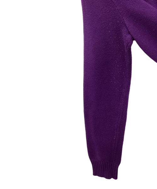 POLO RALPH LAUREN（ポロ・ラルフローレン）POLO RALPH LAUREN (ポロ・ラルフローレン) 厚手ニット 90s パープル サイズ:SIZE Sの古着・服飾アイテム