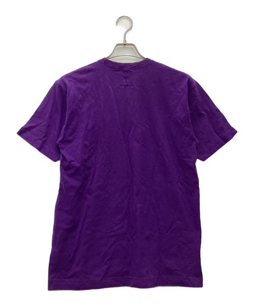 Yves Saint Laurent（イヴサンローラン）Yves Saint Laurent (イヴサンローラン) 半袖カットソー 刺繍 パープル サイズ:SIZE Sの古着・服飾アイテム