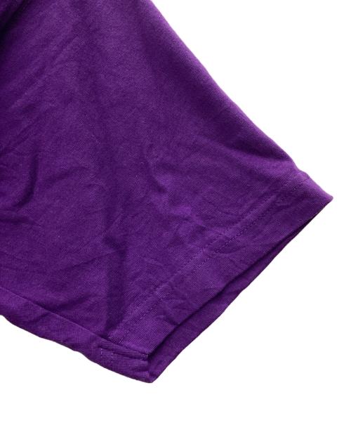 Yves Saint Laurent（イヴサンローラン）Yves Saint Laurent (イヴサンローラン) 半袖カットソー 刺繍 パープル サイズ:SIZE Sの古着・服飾アイテム