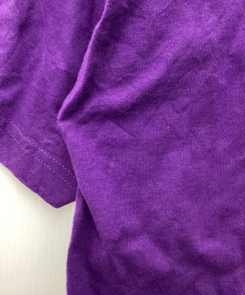 Yves Saint Laurent（イヴサンローラン）Yves Saint Laurent (イヴサンローラン) 半袖カットソー 刺繍 パープル サイズ:SIZE Sの古着・服飾アイテム