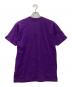 Yves Saint Laurent (イヴサンローラン) 半袖カットソー 刺繍 パープル サイズ:SIZE S：5000円