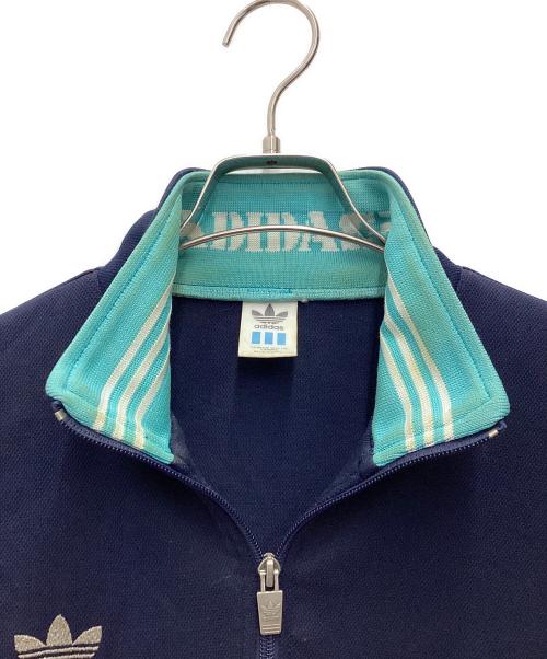adidas（アディダス）adidas (アディダス) トラックジャケット デサント 80s ネイビー サイズ:SIZE Lの古着・服飾アイテム
