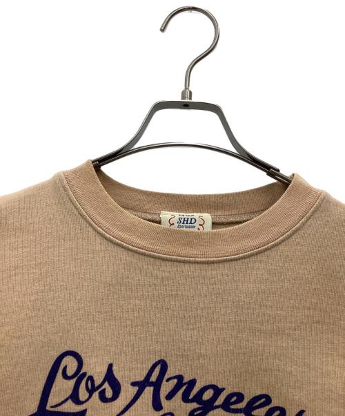 SHD（-）SHD (-) クルーネックスウェット USA製 ベージュ サイズ:SIZE Mの古着・服飾アイテム