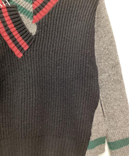 KOLOR（カラー）KOLOR (カラー) クレイジーパターンニット 厚手ニット マルチカラー サイズ:ONE SIZEの古着・服飾アイテム