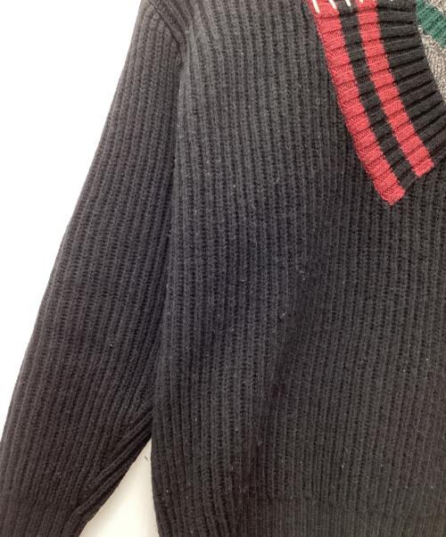 KOLOR（カラー）KOLOR (カラー) クレイジーパターンニット 厚手ニット マルチカラー サイズ:ONE SIZEの古着・服飾アイテム