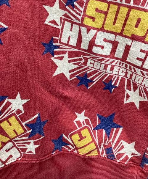 Hysteric Glamour（ヒステリックグラマー）Hysteric Glamour (ヒステリックグラマー) ジップパーカー レッド サイズ:SIZE FREEの古着・服飾アイテム