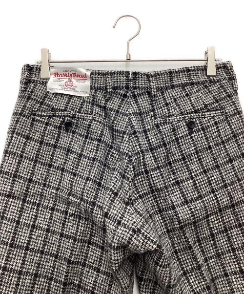 EDIFICE（エディフィス）EDIFICE (エディフィス) Harris Tweed (ハリスツイード) ウールスラックス グレー サイズ:SIZE 46の古着・服飾アイテム