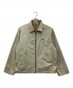 BURBERRY LONDONバーバリーロンドン）の古着「リバーシブルハリントンジャケット」｜ベージュ