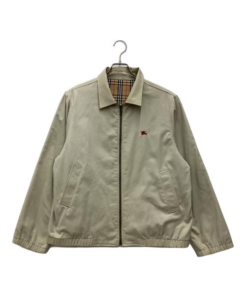 BURBERRY LONDON（バーバリーロンドン）BURBERRY LONDON (バーバリーロンドン) リバーシブルハリントンジャケット ベージュ サイズ:SIZE Sの古着・服飾アイテム