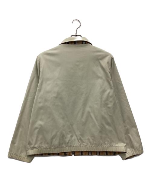 BURBERRY LONDON（バーバリーロンドン）BURBERRY LONDON (バーバリーロンドン) リバーシブルハリントンジャケット ベージュ サイズ:SIZE Sの古着・服飾アイテム