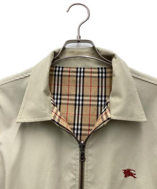 BURBERRY LONDON（バーバリーロンドン）BURBERRY LONDON (バーバリーロンドン) リバーシブルハリントンジャケット ベージュ サイズ:SIZE Sの古着・服飾アイテム