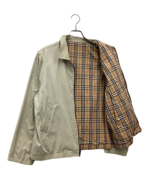 BURBERRY LONDON（バーバリーロンドン）BURBERRY LONDON (バーバリーロンドン) リバーシブルハリントンジャケット ベージュ サイズ:SIZE Sの古着・服飾アイテム
