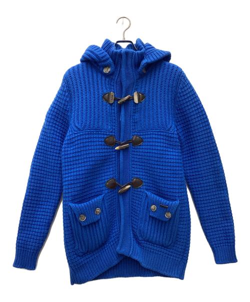 Bark（バーク）BARK (バーク) ニットジャケット ブルー サイズ:SIZE Sの古着・服飾アイテム