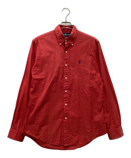 POLO RALPH LAUREN（ポロ・ラルフローレン）POLO RALPH LAUREN (ポロ・ラルフローレン) ボタンダウンシャツ レッド サイズ:SIZE Mの古着・服飾アイテム