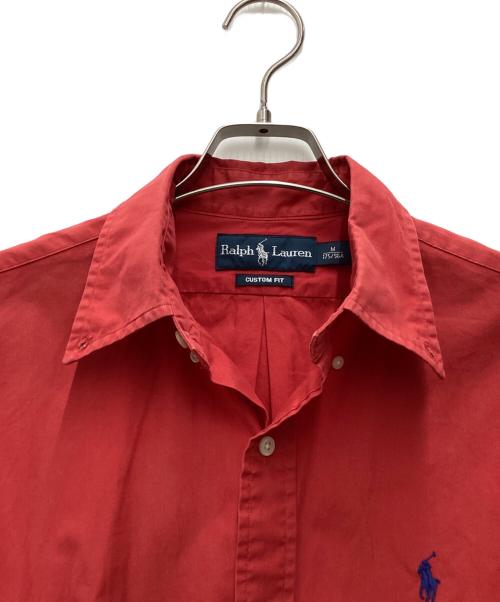 POLO RALPH LAUREN（ポロ・ラルフローレン）POLO RALPH LAUREN (ポロ・ラルフローレン) ボタンダウンシャツ レッド サイズ:SIZE Mの古着・服飾アイテム