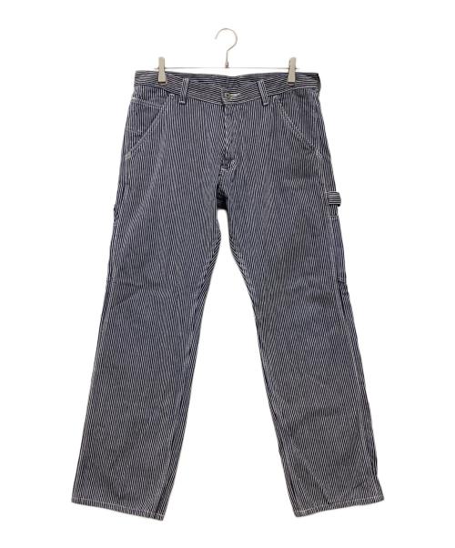 ALPHA INDUSTRIES - NOX ARMORY（-）ALPHA INDUSTRIES - NOX ARMORY (-) デニムパンツ ヒッコリーパンツ ブルー×ホワイト サイズ:SIZE 86cm (W34)の古着・服飾アイテム