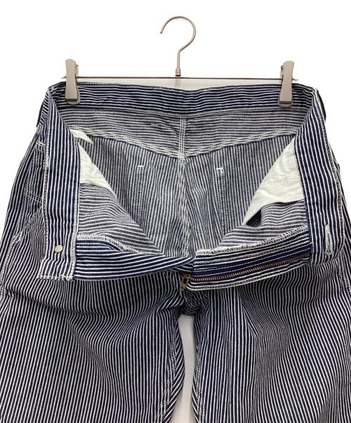 ALPHA INDUSTRIES - NOX ARMORY（-）ALPHA INDUSTRIES - NOX ARMORY (-) デニムパンツ ヒッコリーパンツ ブルー×ホワイト サイズ:SIZE 86cm (W34)の古着・服飾アイテム