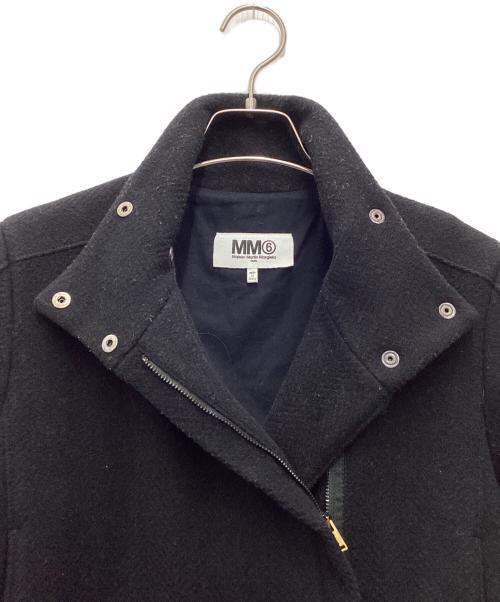 MM6 Maison Margiela（エムエムシックスメゾンマルジェラ）MM6 Maison Margiela (エムエムシックスメゾンマルジェラ) ウールコート 13AW ブラック サイズ:SIZE 40の古着・服飾アイテム