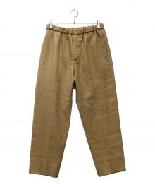 JIL SANDER（ジルサンダー）の古着「イージーロングパンツ」｜ブラウン