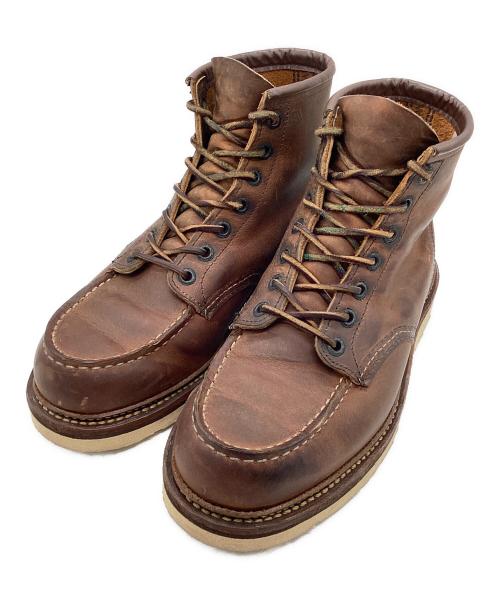 RED WING（レッドウィング）RED WING (レッドウィング) 6-inch Classic Moc エンジニアブーツ ブラウン サイズ:SIZE 24-24.5cmの古着・服飾アイテム